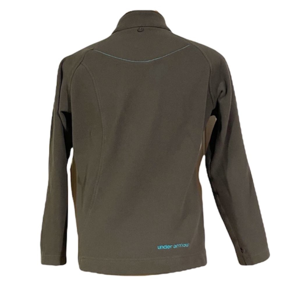 UNDER ARMOUR Fleece Full-Zip Logo Long Sleeve Sweater - Picture 2 of 8